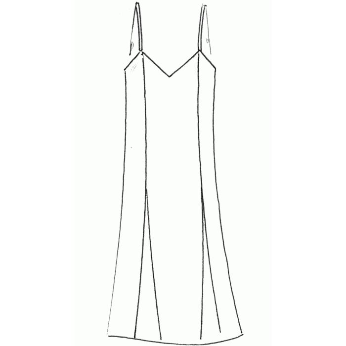 100% Seide Nachtkleid lang KLASSIK SATIN von Eva B. Bitzer