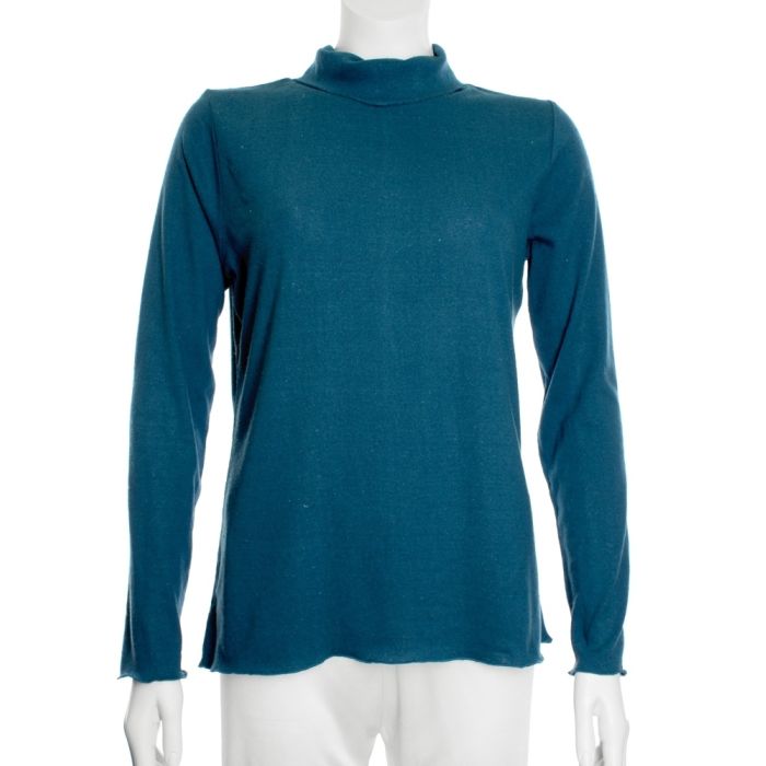 100% Bio Bouretteseide ROLLKRAGEN SHIRT von Alkena