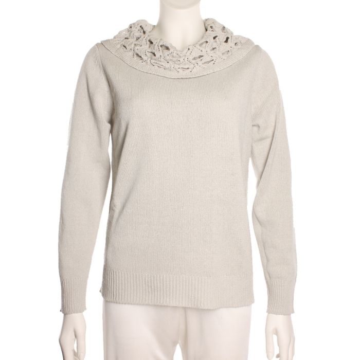 100% Bouretteseide Strick PULLOVER von Alkena