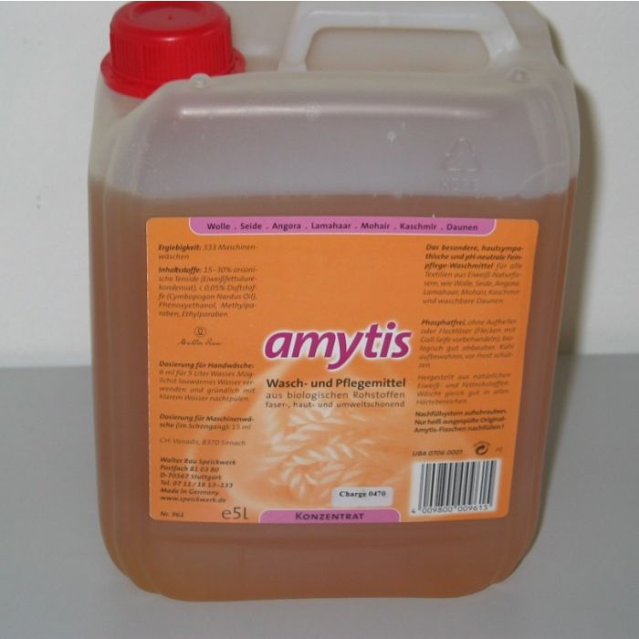 AMYTIS Seidenwaschmittel auch für Wolle Daunen Mohair Kaschmir - 19,98 EUR / l
