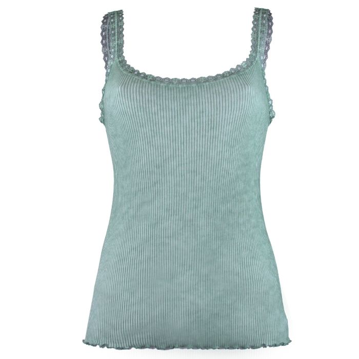 100% Bio Baumwolle Träger-Top PURE S/S gerippt von Madiva Ecofuture®