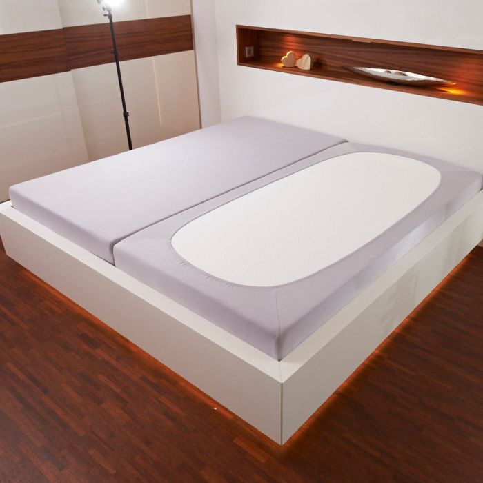 100% Bio Baumwolle Jersey Spannbettlaken BY NATURE von bellana