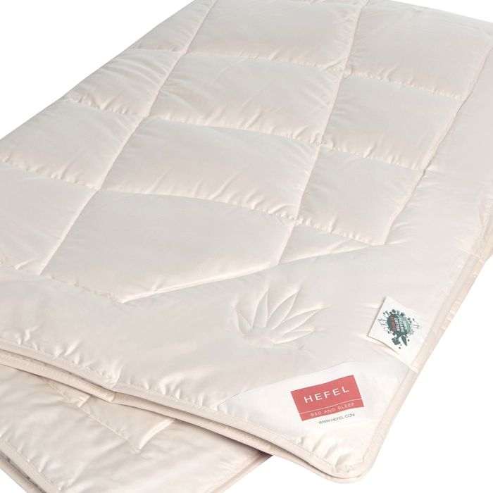 Bettdecke mittelwarm BIO HANF GD kbA von Hefel