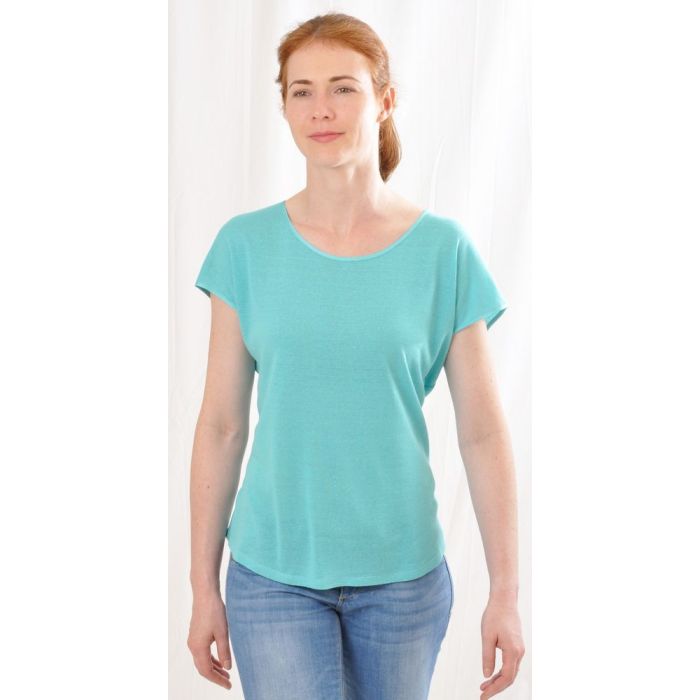 Bourette Seide Sommer T-SHIRT von Alkena