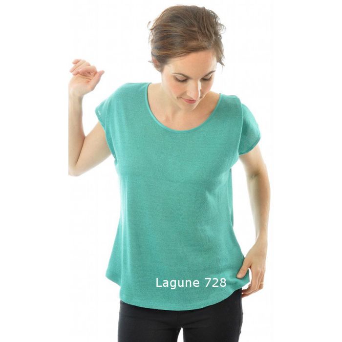 Bourette Seide Sommer T-SHIRT von Alkena