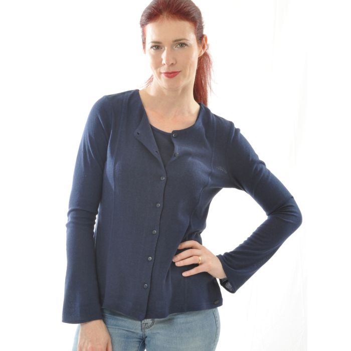 Bourette Seide Sommer CARDIGAN von Alkena