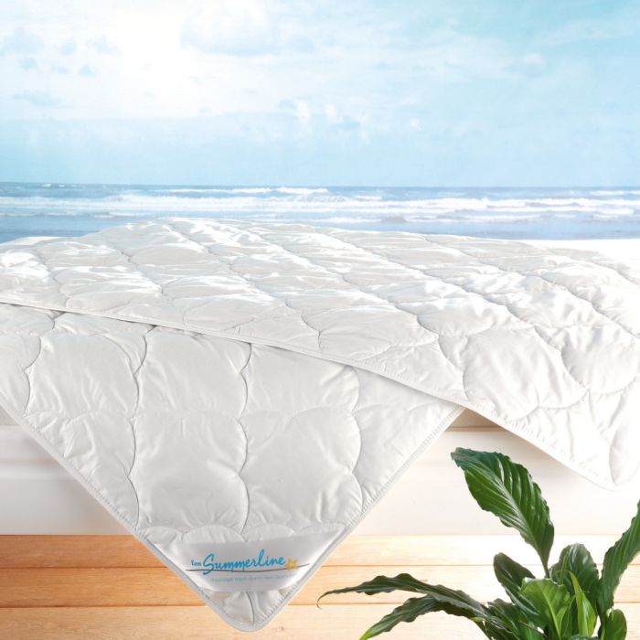 Leinen-Wildseide Sommerdecke COOL LINNEN von Summerline