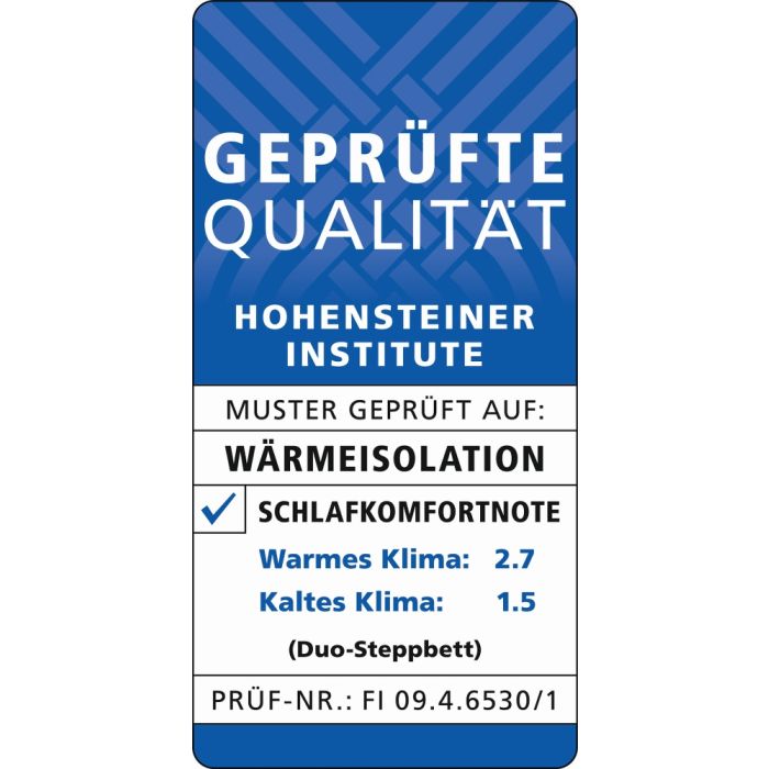 f.a.n. 4-Jahreszeiten Kombidecke KLIMAKOMFORT DACRON 95° waschbar