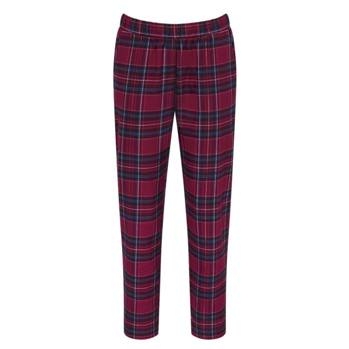 Bio Baumwolle Flanell Pyjama Hose LOUNGE ME COTTON kariert von Triumph