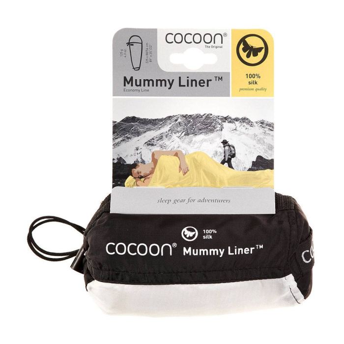 100% Seide Innenschlafsack MUMMY LINER Economy Line von Cocoon®