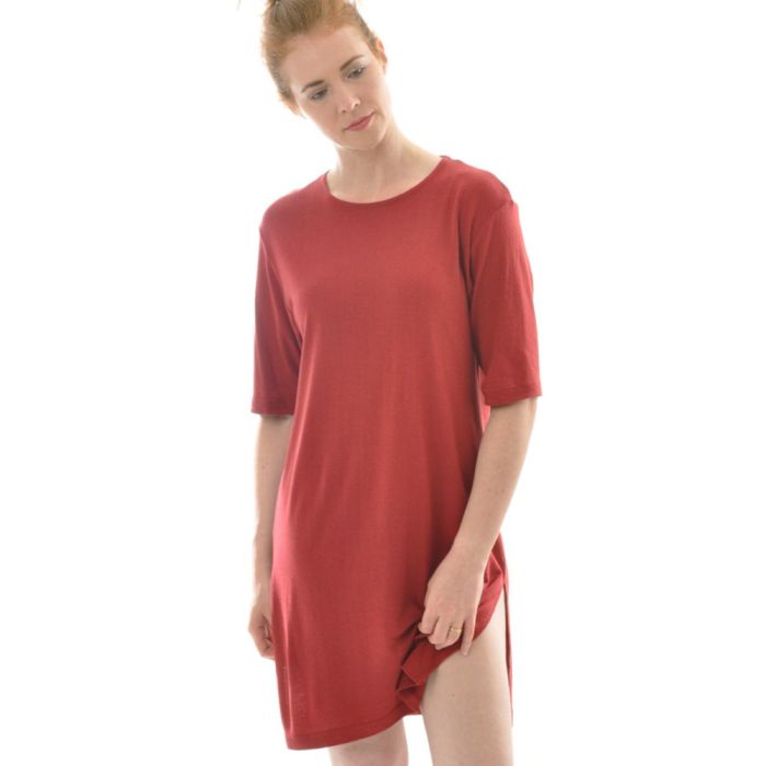 100% Bio Bourette-Seide BIGSHIRT von Alkena