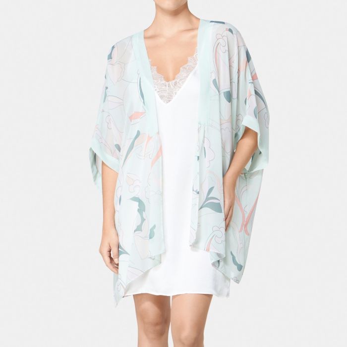 Chiffon Kimono SEDUCTION minzgrün bunt von Triumph