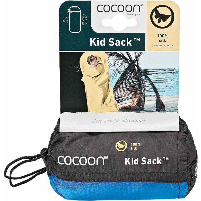 Kinder Seidenschlafsack KID SACK Premium 100% Silk von Cocoon®