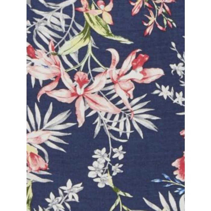 Viskose Sommerkleid blau-bunt von Ringella
