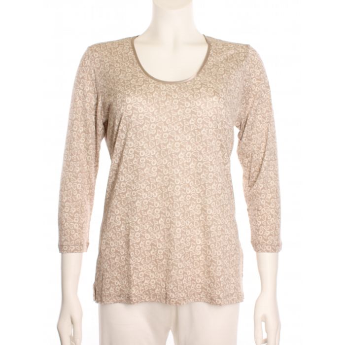 Seide mit Leinen 3/4-Arm Shirt CINDA von Kokon Zwo