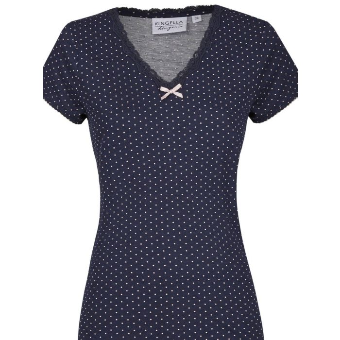 Modal Sommer Pyjama Mustermix blau-rosa von Ringella