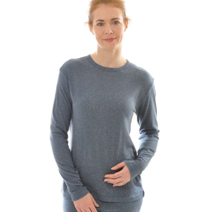 100% Bio Bouretteseide LANGARM SHIRT von Alkena