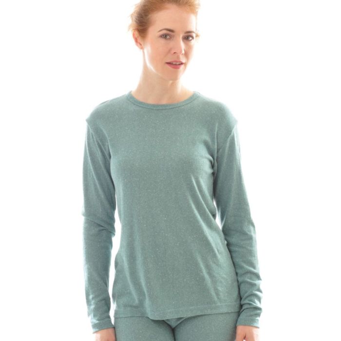 100% Bio Bouretteseide LANGARM SHIRT von Alkena