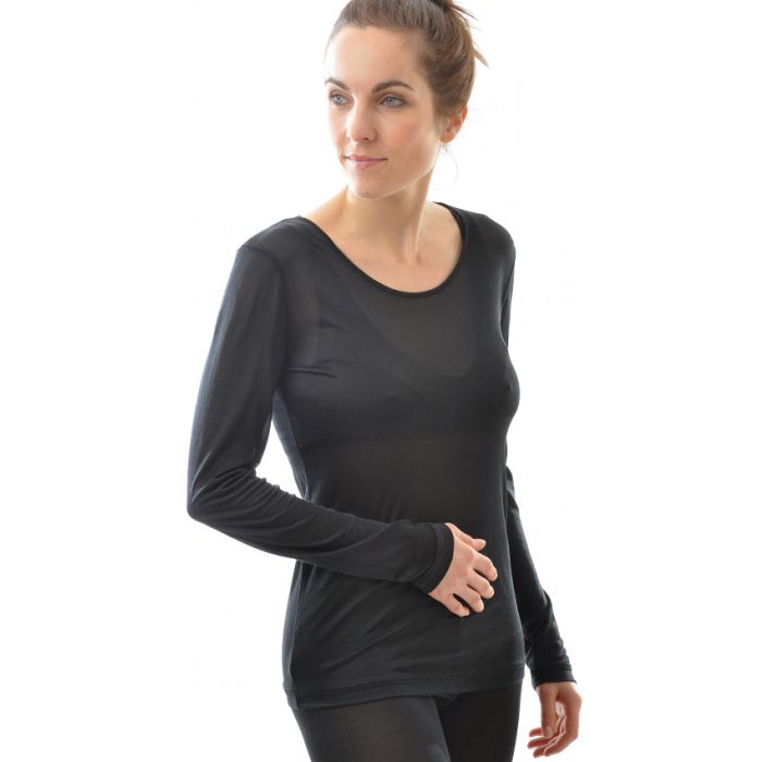 100% Bio-Seide LANGARM SHIRT von Alkena