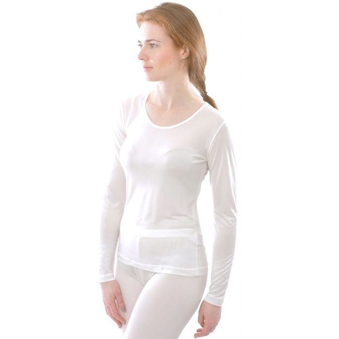 100% Bio-Seide LANGARM SHIRT von Alkena