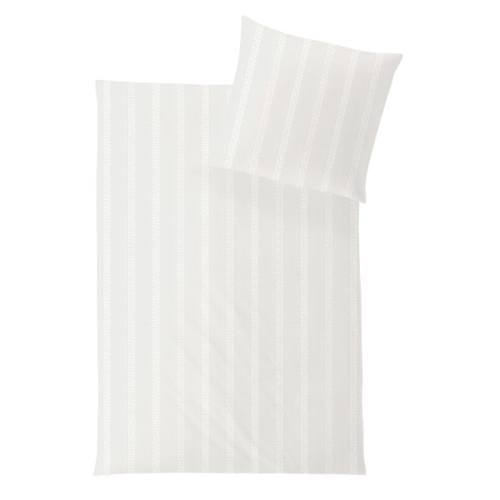 Bettwäsche 100% Lyocell Classic MÄANDER elfenbein von HEFEL