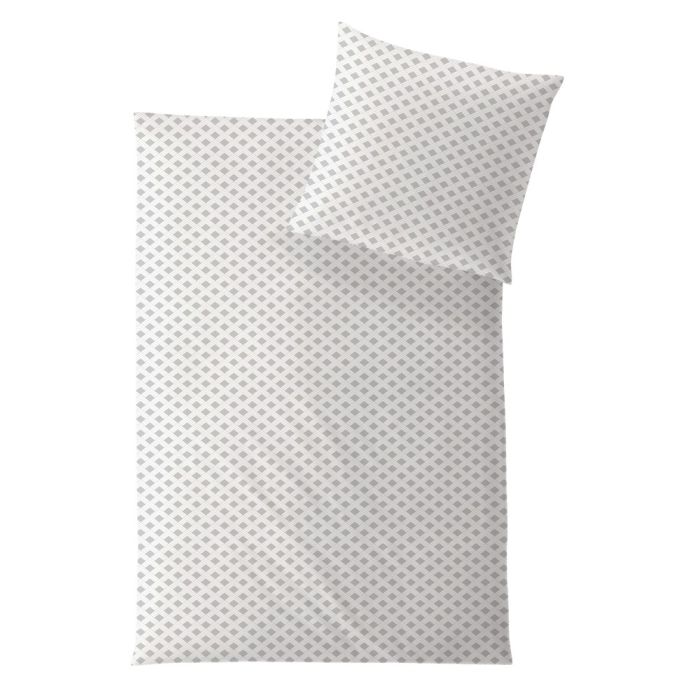 Bettwäsche 100% Lyocell Classic SALZBURG silber von HEFEL