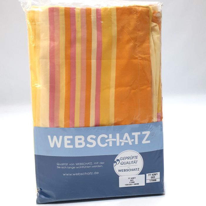 Microfaser Bettwäsche GELB ORANGE von Webschatz
