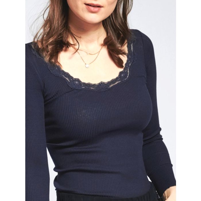 70% Seide 30% Bio-Baumwolle kbA LANGARMSHIRT RIPP von Kokon Zwo