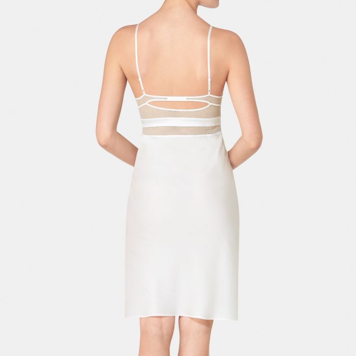 Satin Negligé BRIDAL SEDUCTION seidenweiß von Triumph
