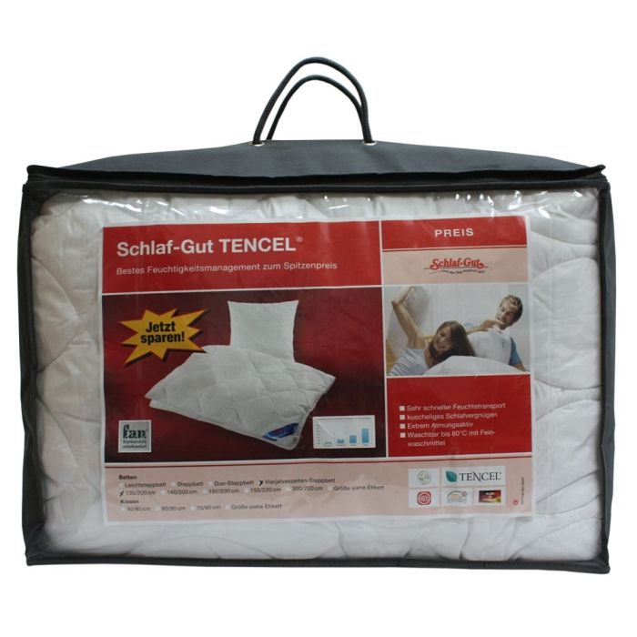 Schlaf-Gut 4-Jahreszeiten Bettdecke TENCEL TM Lyocell Microfaser