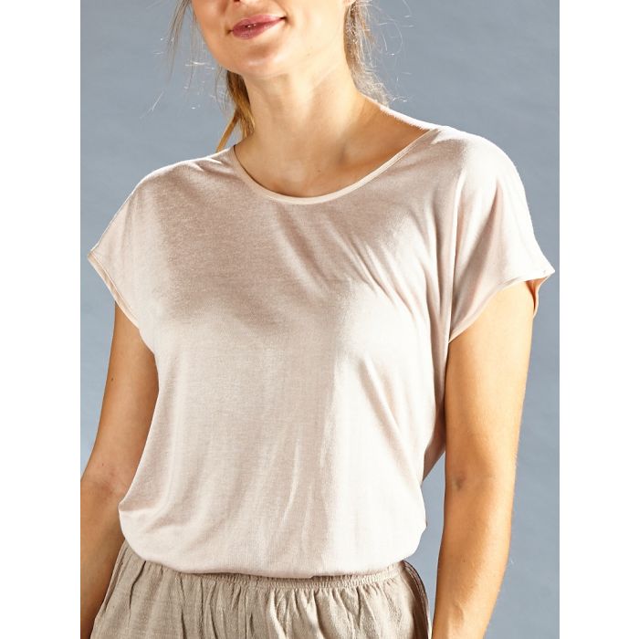 Seide mit Leinen T-Shirt CINDA von Kokon Zwo