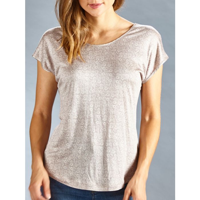 Seide mit Leinen T-Shirt CINDA von Kokon Zwo