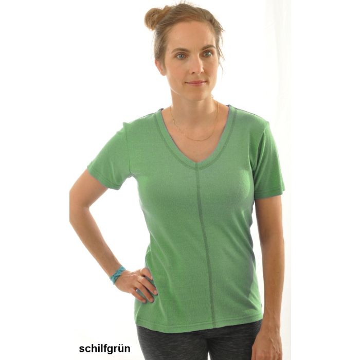 100% Bourette-Seide T-SHIRT von Alkena