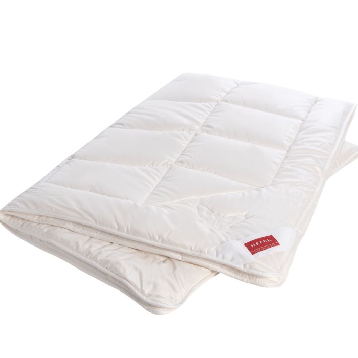 Seidendecke mittelwarm PURE SILK GD mit Lyocell-Satin von Hefel
