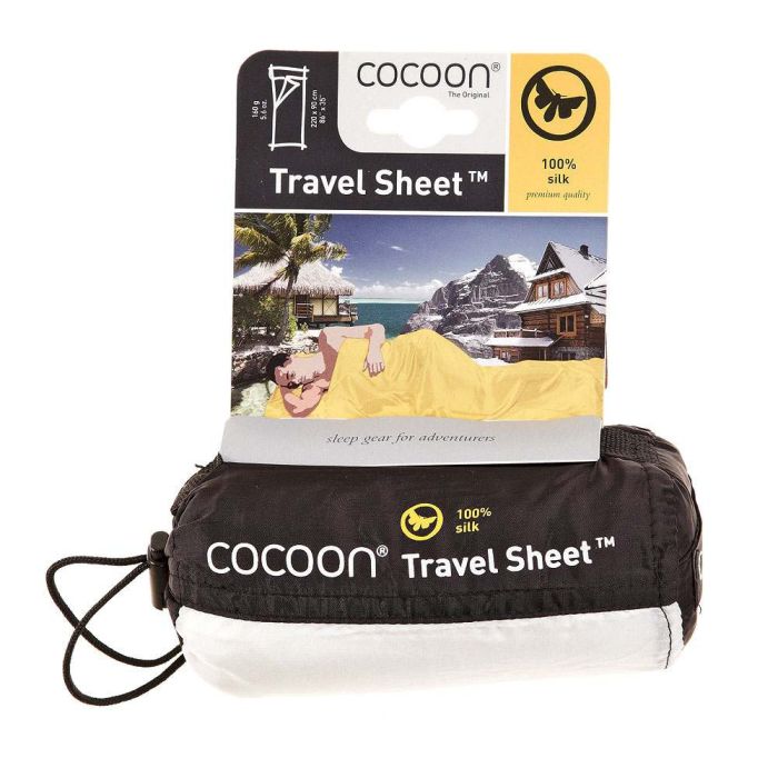 Seidenschlafsack TRAVEL SHEET Premium 100% Silk von Cocoon®