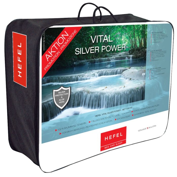 Sommerdecke VITAL SILVER POWER SD leicht von Hefel