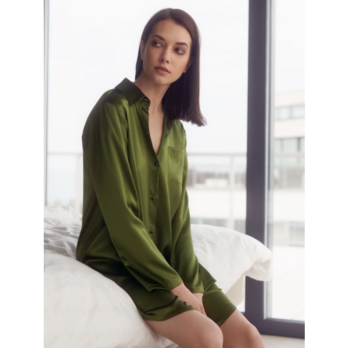 Seide Sleepshirt SEDUZIONE DI SETA von Gattina