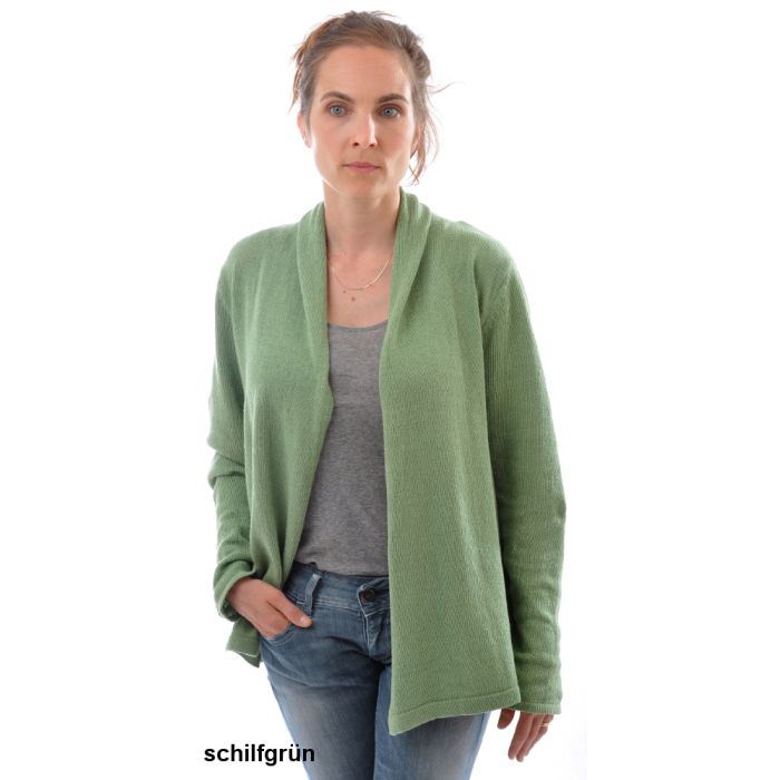Bourette-Seide STRICKJACKE von Alkena