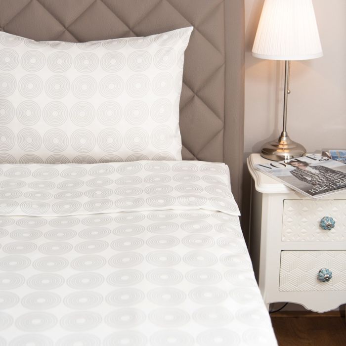 Bettwäsche 100% Lyocell Classic VIENNA silber von HEFEL