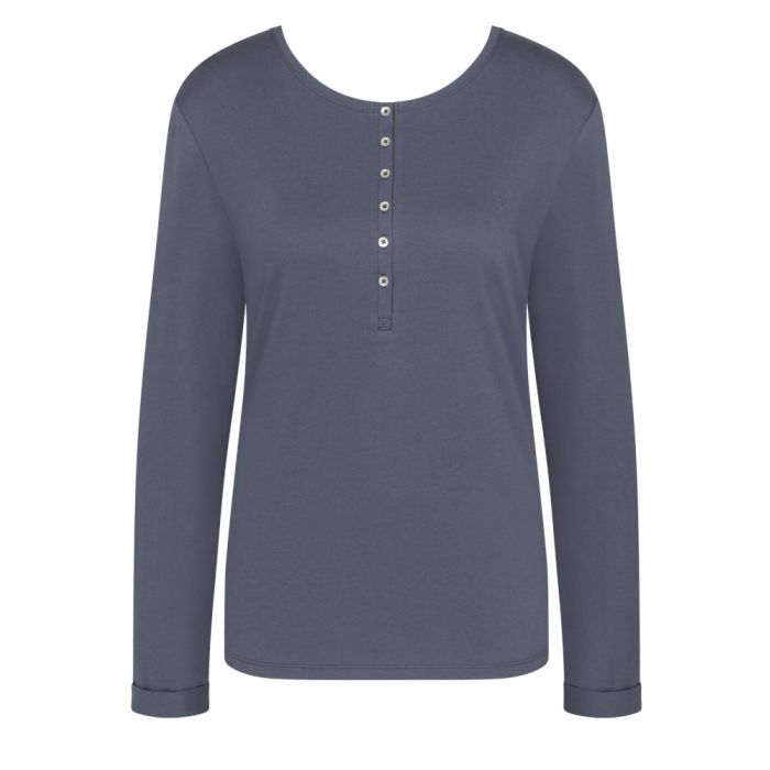 Bio-Baumwolle Langarm Shirt LOUNGE ME COTTON von Triumph