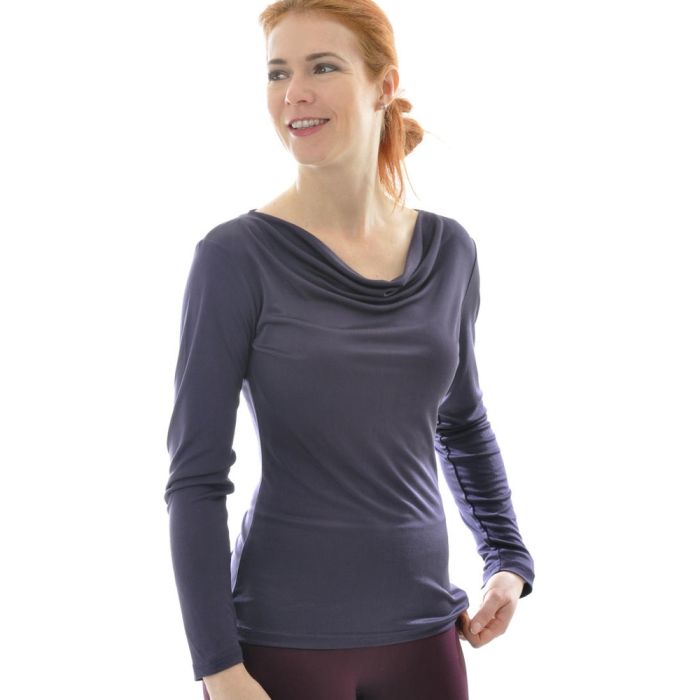 100% Bio Seide WASSERFALL SHIRT Interlock von Alkena