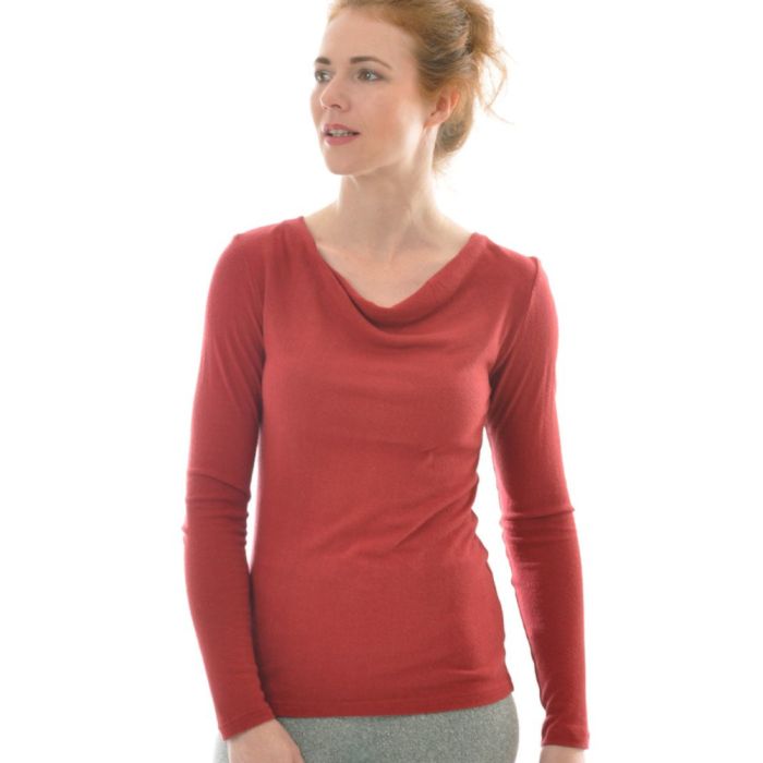 100% Bio Bouretteseide WASSERFALL SHIRT von Alkena