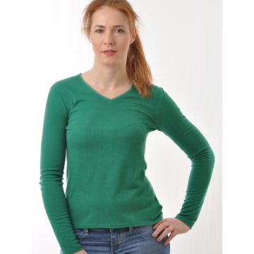 100% Bouretteseide LANGARM SHIRT von Alkena