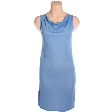 Leinen-Seide Wasserfall SOMMERKLEID von Alkena