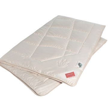 Bettdecke mittelwarm BIO HANF GD kbA von Hefel