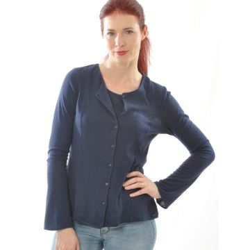 Bourette Seide Sommer CARDIGAN von Alkena