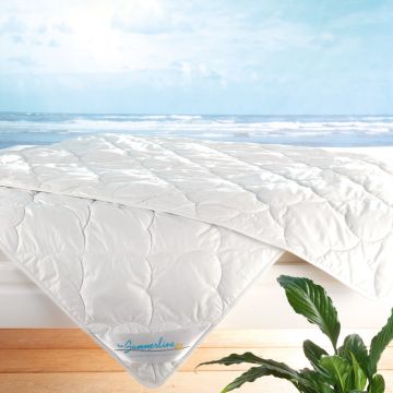 Leinen-Wildseide Sommerdecke COOL LINNEN von Summerline