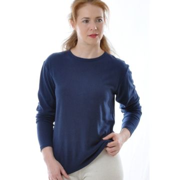 100% Bio Bouretteseide LANGARM SHIRT von Alkena