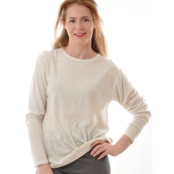 100% Bio Bouretteseide LANGARM SHIRT von Alkena