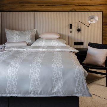 Bettwäsche 100% Lyocell Classic BERLIN silber von HEFEL